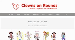Desktop Screenshot of clownsonrounds.com